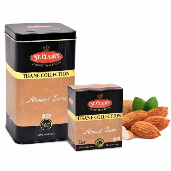 St.Clairs Tisane Ceylon Tea Almond Cocos