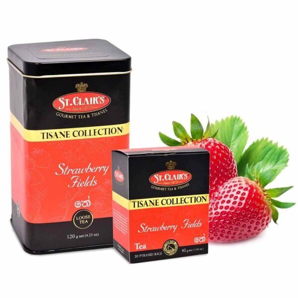 St.Clairs Tisane Strawberry Fields Ceylon Tea