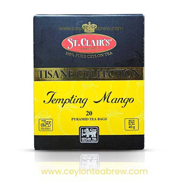 St clair's Ceylon black leaf tea with natural mango extracts