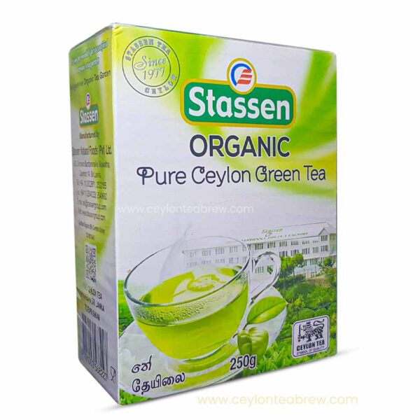 Statessen Ceylon Pure green tea bags antioxidant 1