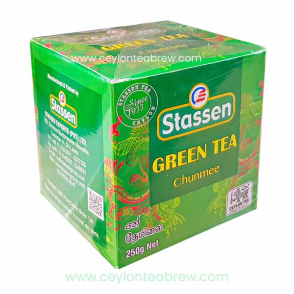 Statessen Ceylon organic Pure green leaf tea Chunmee 1