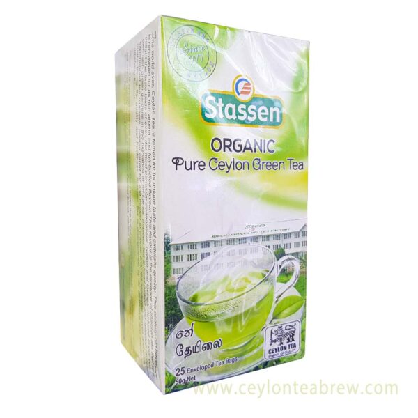 Statessen Ceylon organic Pure green tea bags