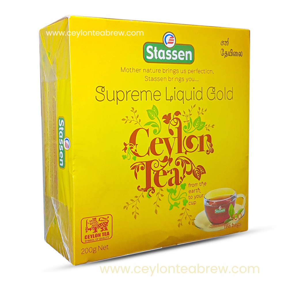 Statessen Ceylon supreme liquid gold tea bags