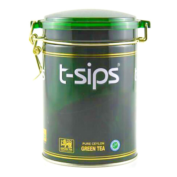 T sips Ceylon pure Green tea large Leaves