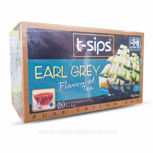 T sips ceylon black tea bags earl grey tea