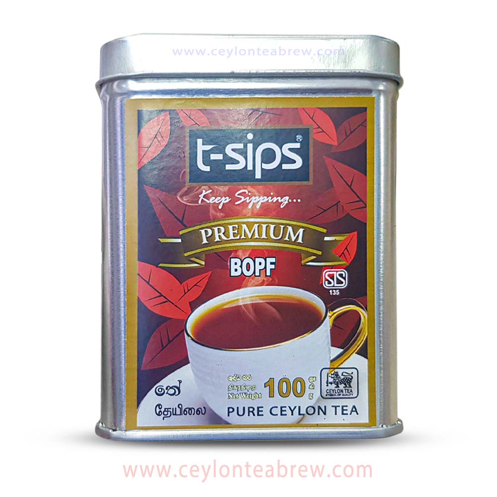 T sips ceylon pure BOPF Blac leaf tea 2