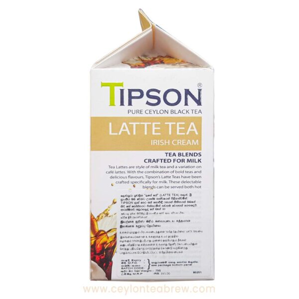 Tipson Ceylon black tea Latte tea Irish cream 3