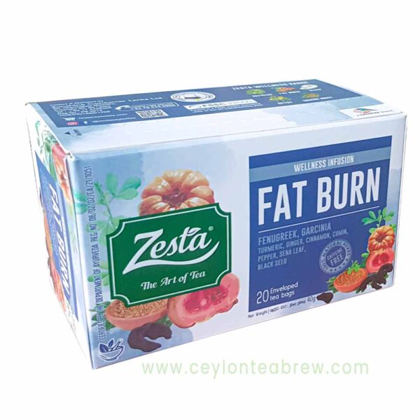 Zesta Ceylon Natural wellness infusion fat burn aryudic tea