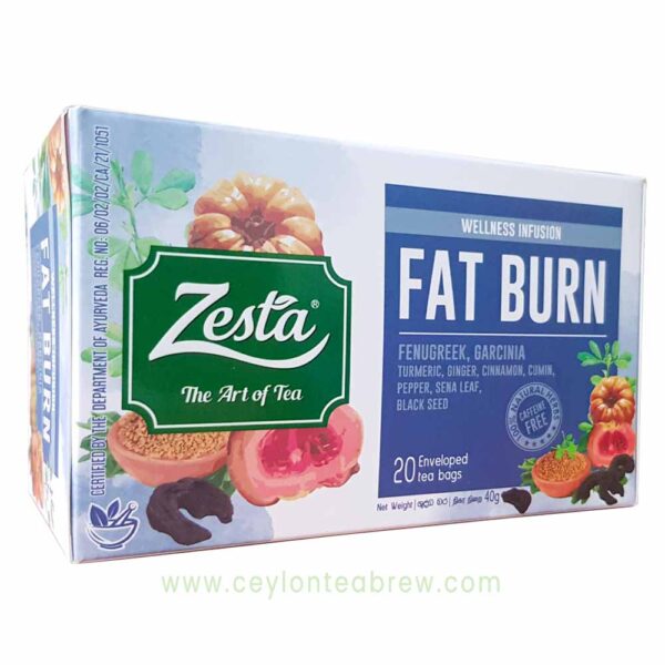 Zesta Ceylon Natural wellness infusion fat burn tea