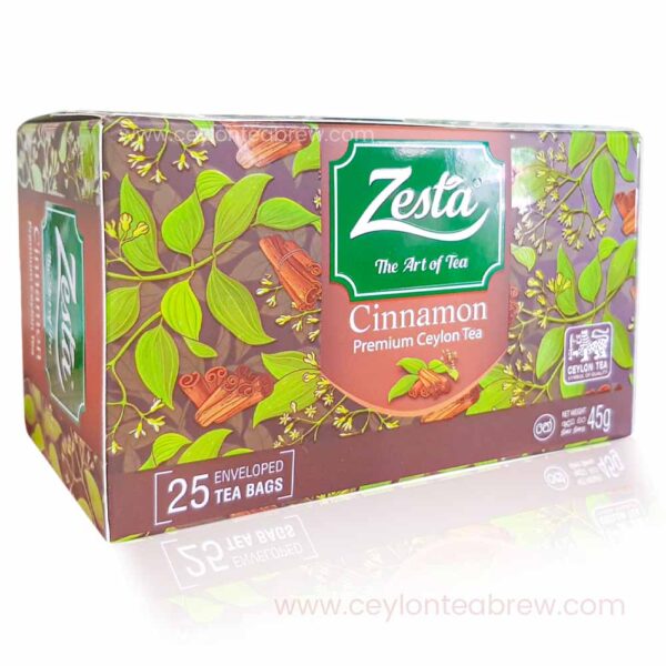 Zesta Ceylon Pure Cinnamon tea 25 bags