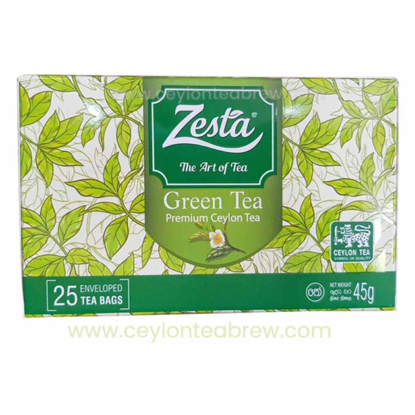 Zesta Ceylon Pure green tea 25 bags packet 2