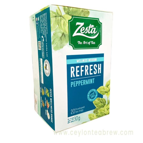 Zesta Ceylon tea Refresh Peppermint tea 2