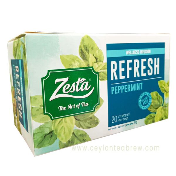 Zesta Ceylon tea Refresh Peppermint tea bags