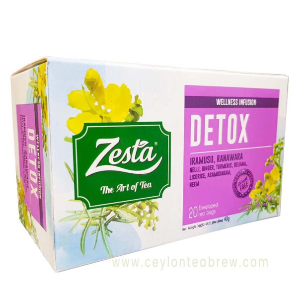 Zesta ceylon Detox tea cafain free herbal tea 2