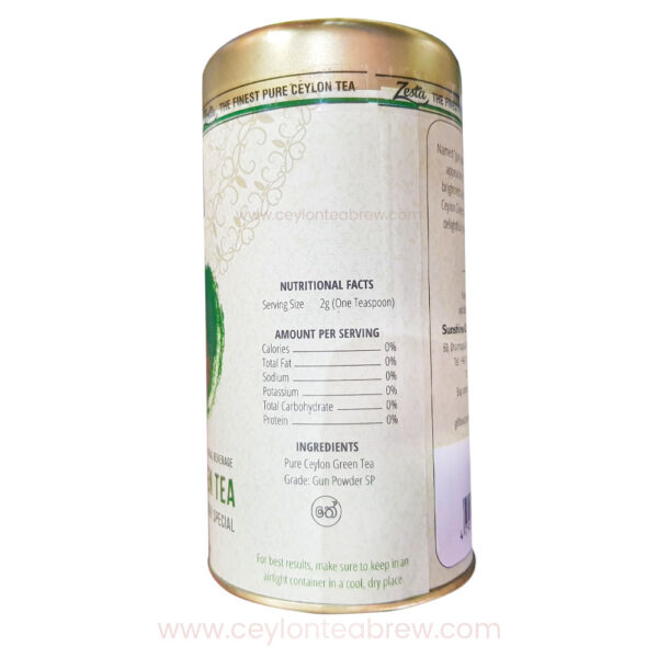 Zesta pure ceylon green tea Gun powder 1