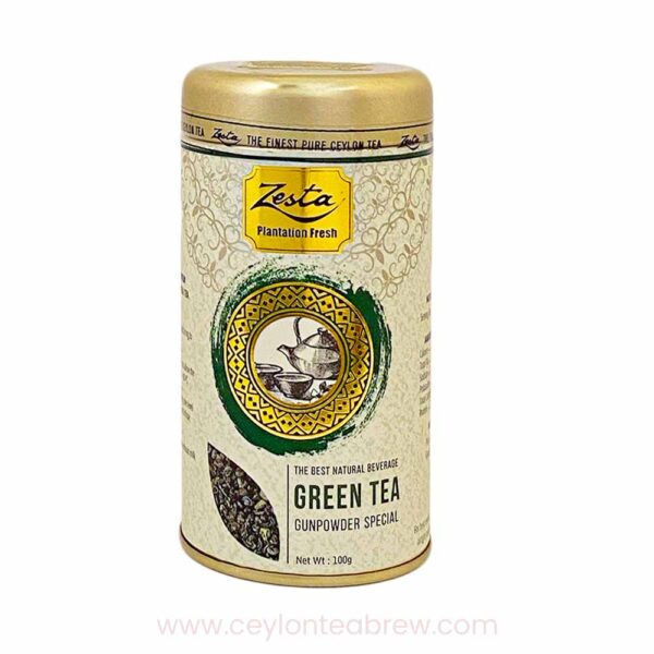 Zesta pure ceylon green tea Gun powder3