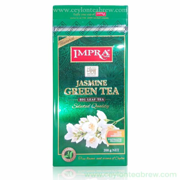 impra CEYLON jasmine green big leaf tea 7