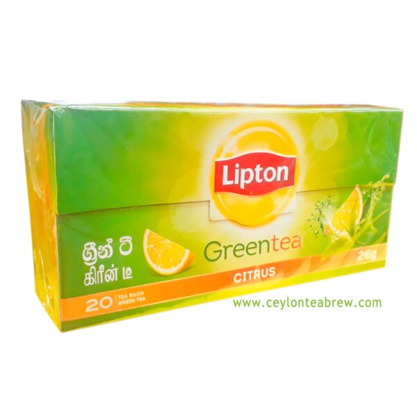 lipton green tea citrus flavor