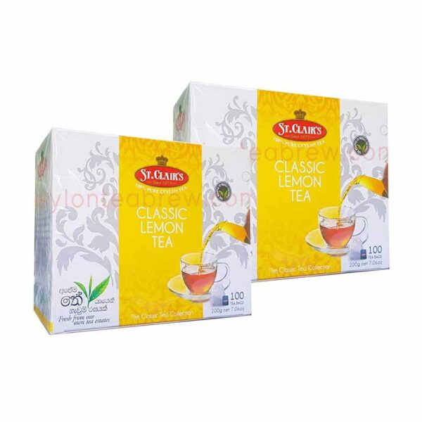 st clairs english premium ceylon black tea lemon