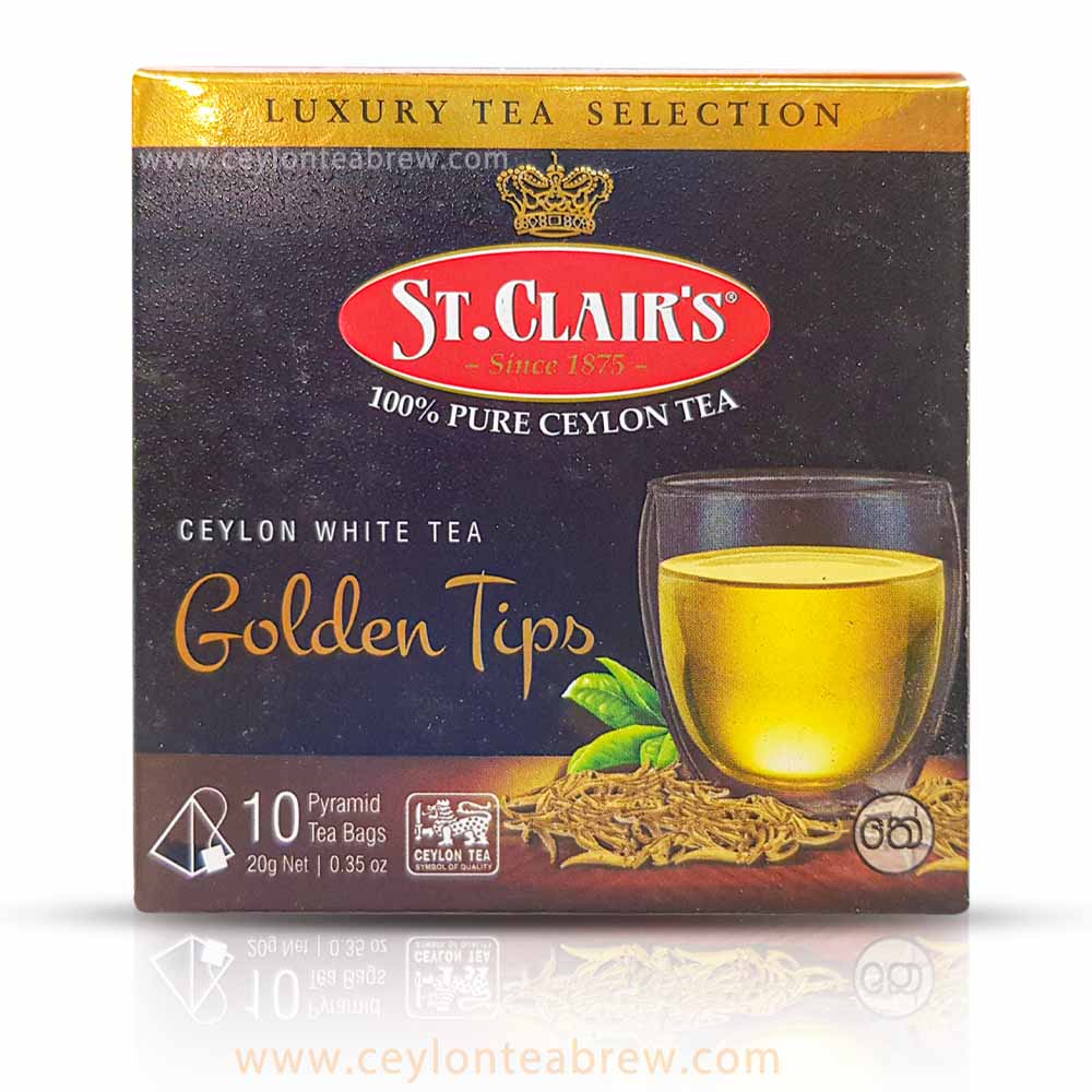 st. clairs pure ceylon Golden Tips White tea bags 2