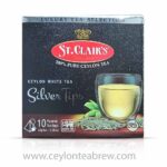 st. clair's pure ceylon Silver Tips White tea bags