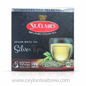 st. clair's pure ceylon Silver Tips White tea bags
