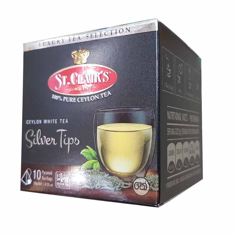 st. clairs pure ceylon Silver Tips White tea bags