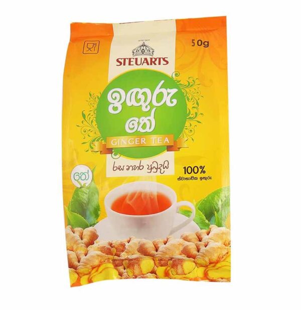 steuart ceylon ginger flavored loose tea 50