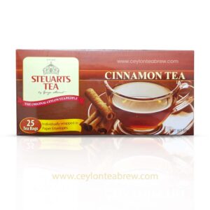 steuarts ceylon black tea with natural Cinnamon tea bags