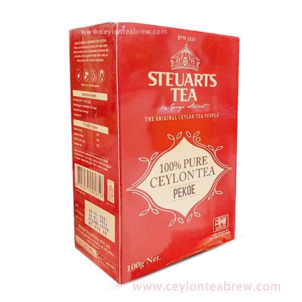 steuarts ceylon pure black Pekoe loose leaf tea 1