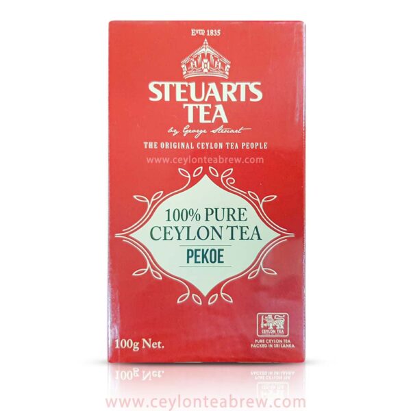 steuarts ceylon pure black Pekoe loose leaf tea