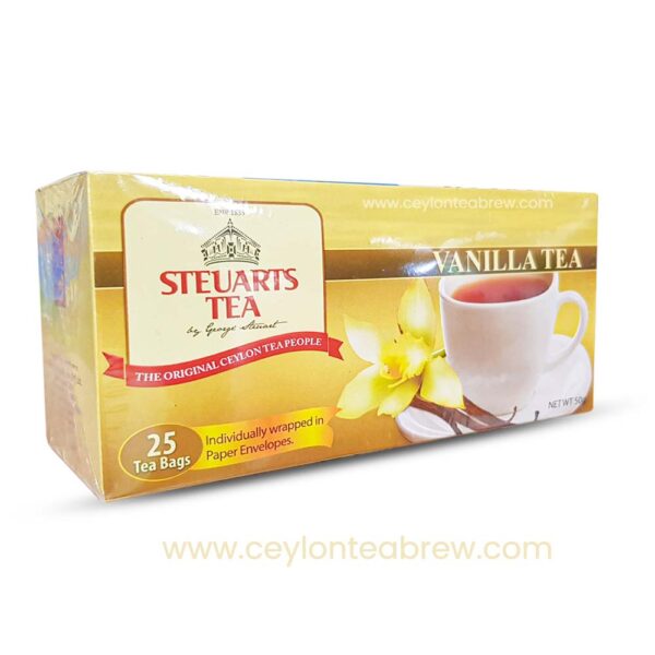 steuarts ceylon vanilla flavored black tea 4