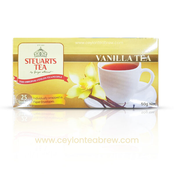 steuarts ceylon vanilla flavored black tea