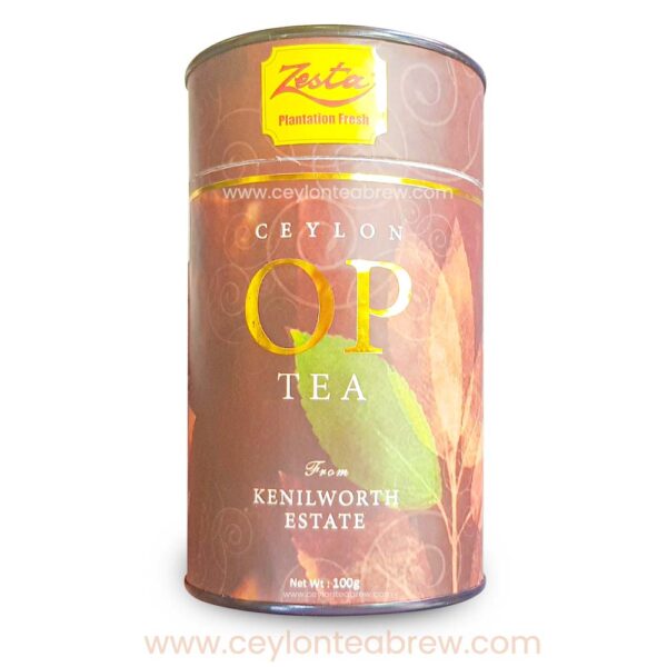 Zesta Ceylon orange Pekoe leaf tea 1