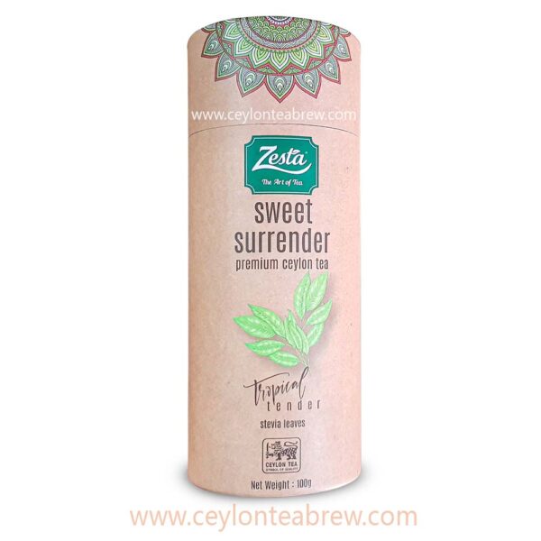 Zesta Sweet surrender premium ceylon tea stevia leaves