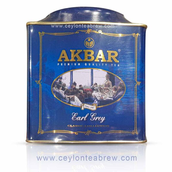 Akbar Ceylon earl grey premium black high grown leaf tea