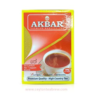 Akbar Ceylon high country black loose leaf tea 2