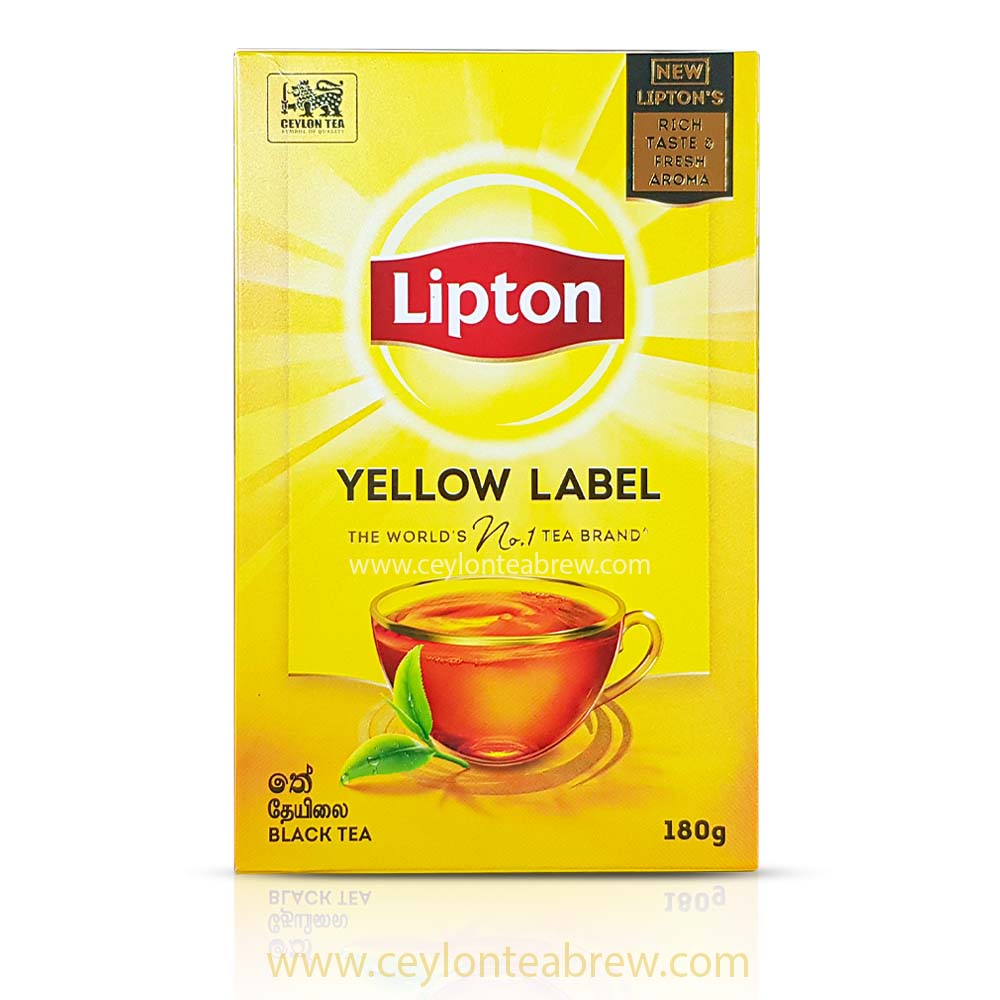 Ceylon Lipton yellow label black tea 20 bags