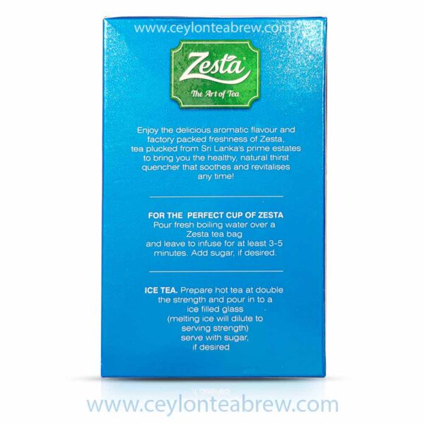 Zesta Ceylon earl grey tea bags 2