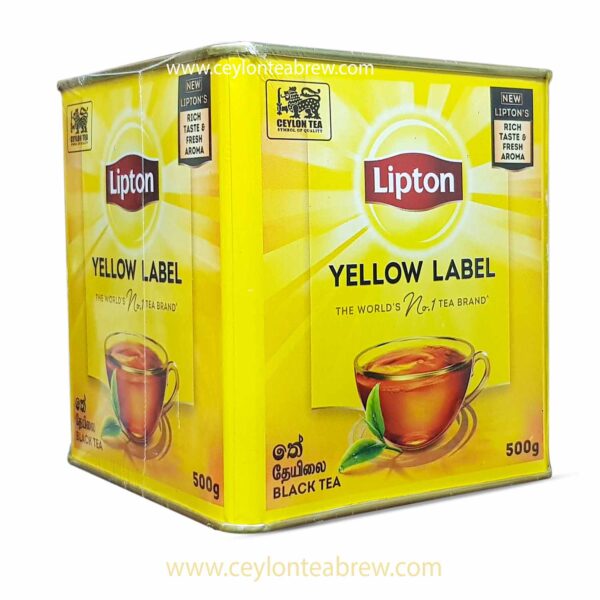 Ceylon Lipton yellow label black tea in caddy 500g 1