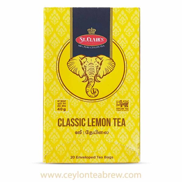 St. Clair's Ceylon Classic lemon tea bags 40g