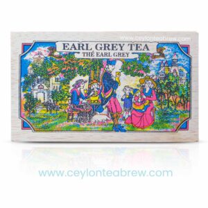 Mlesna Ceylon earl grey loose leaf special blend tea in wooden box