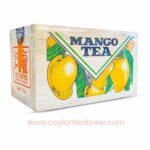 Mlesna Ceylon loose leaf tea with mango flavor in wooden box 2