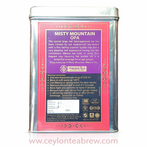 Mlesna mistymountain OP loose tea 300g