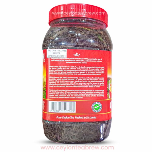 Ranfer Ceylon pure Orange pekoe long leaf black tea 240g