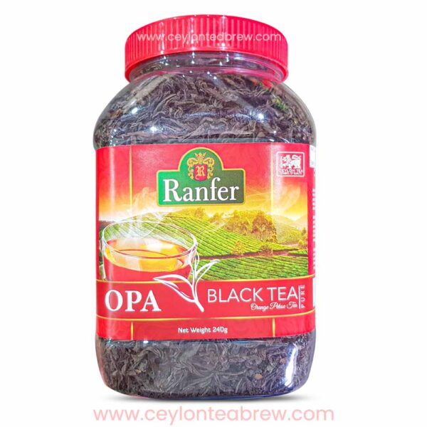 Ranfer Ceylon pure Orange pekoe long leaf black tea 240g