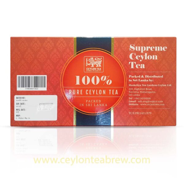 St. Clair's Ceylon Supreme tea bags