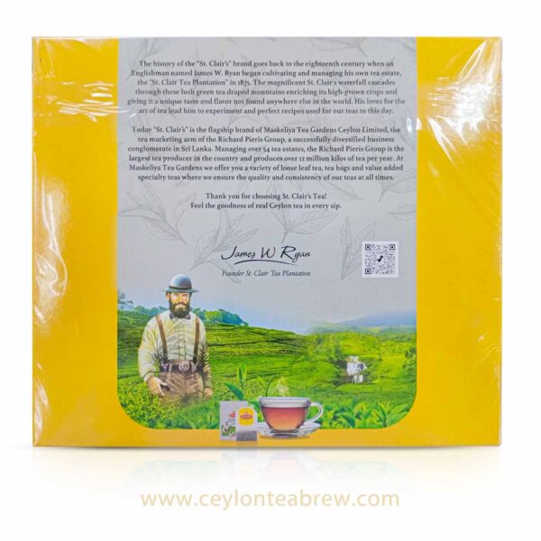 St.clcair's Ceylon Black tea bags 3