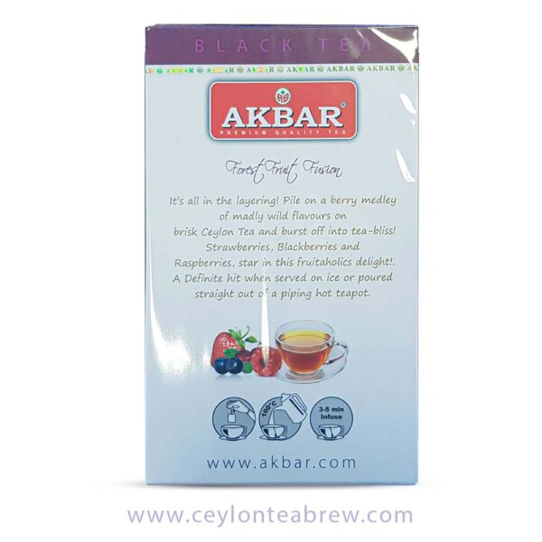 normal black tea, Natural fruits pieces of strawberry, black berry ,Raspberry