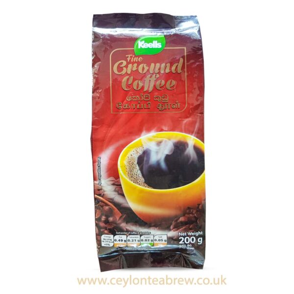 Ceylon fine pure ground coffee powder 200g